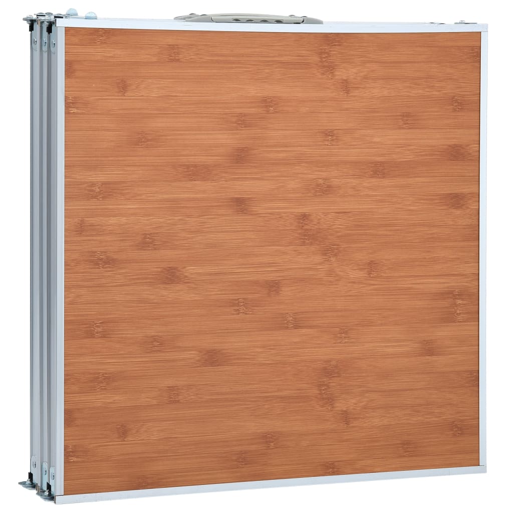 Sammenklappeligt Campingbord Aluminium 180 x 60 cm