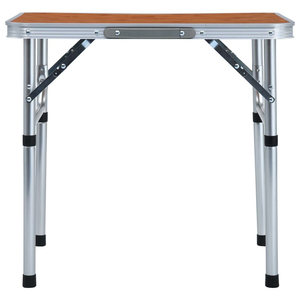 Klappbarer Campingtisch Aluminium 60x45 cm