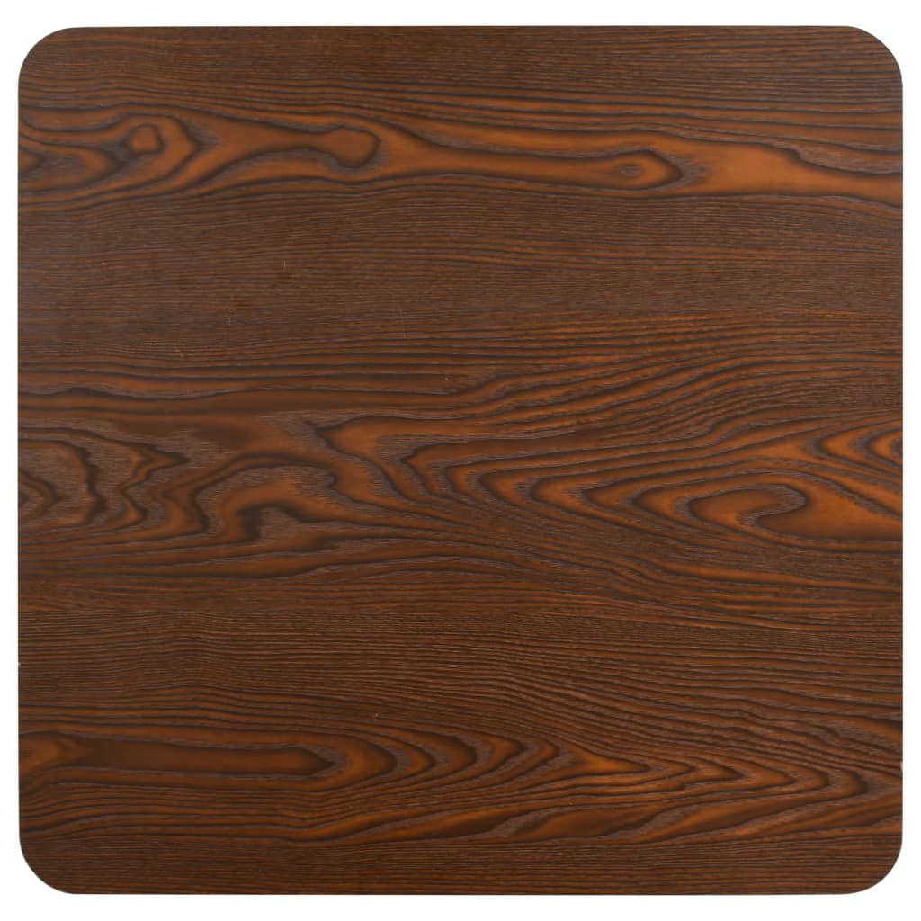 Bistrotisch Dunkelbraun 60x60 cm MDF