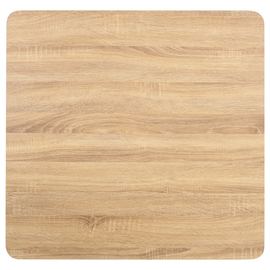 Bistrotisch Hellbraun 80x80 cm MDF