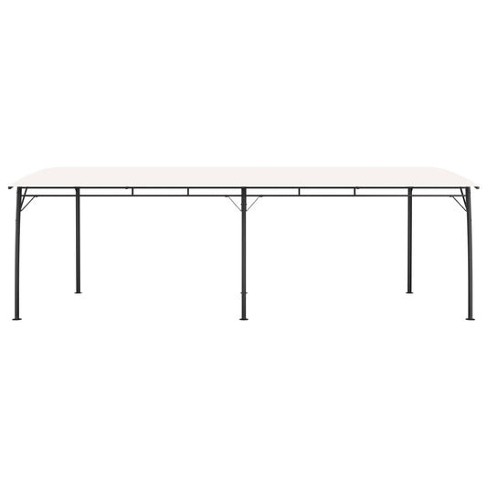 Garten-Sonnenschutz 6x3x2,55 m Cremeweiß