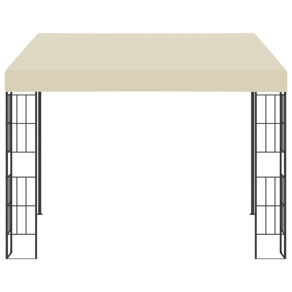 Vægpavillon 3x3 m Cremestof