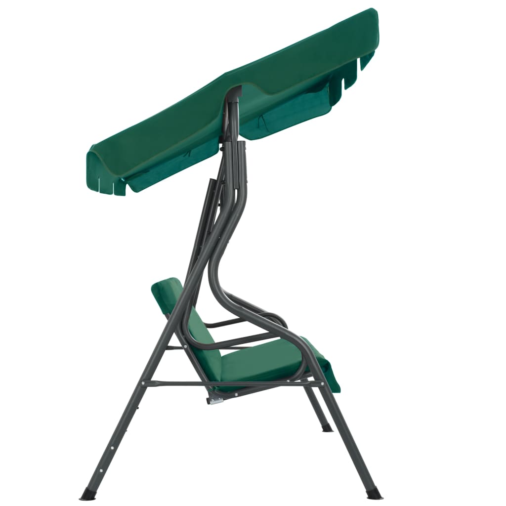 Hollywood swing grøn 170×110×153 cm stof