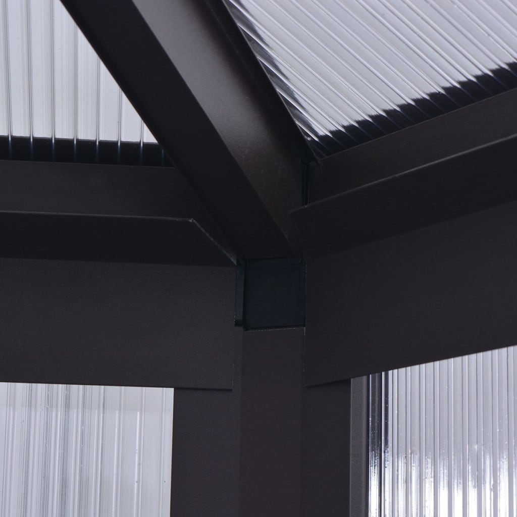 Drivhus Aluminium 240×211×232 cm