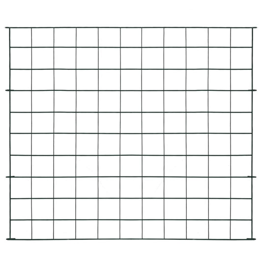 Gartenzaun Set 77,5x64 cm Grün