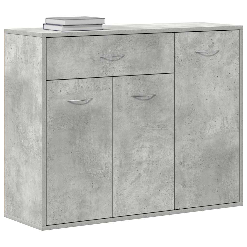 Sideboard Betongrau 88x30x70 cm Holzwerkstoff