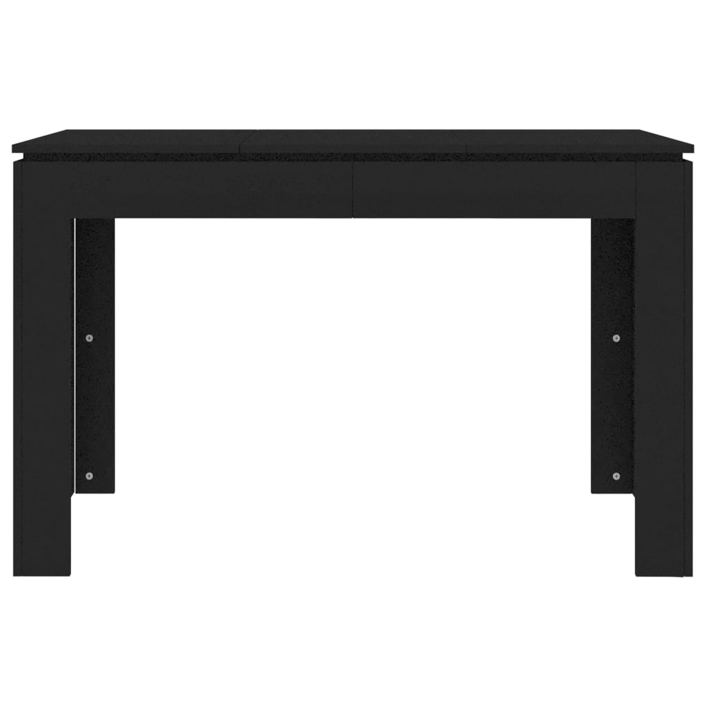 Esstisch Schwarz 120x60x76 cm Holzwerkstoff