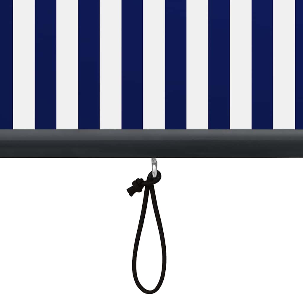 Außenrollo 140x250 cm Blau und Weiß