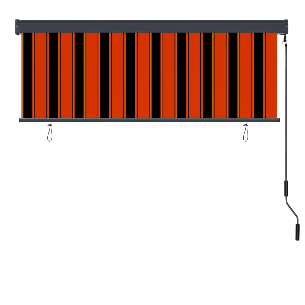 Außenrollo 160x250 cm Orange und Braun