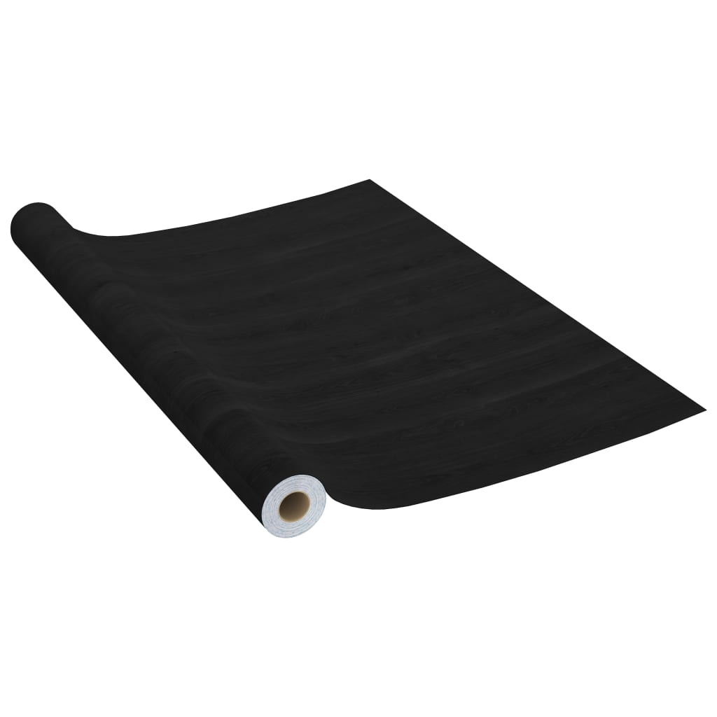 Møbelfolie Selvklæbende Mørkt Træ 500x90 cm PVC