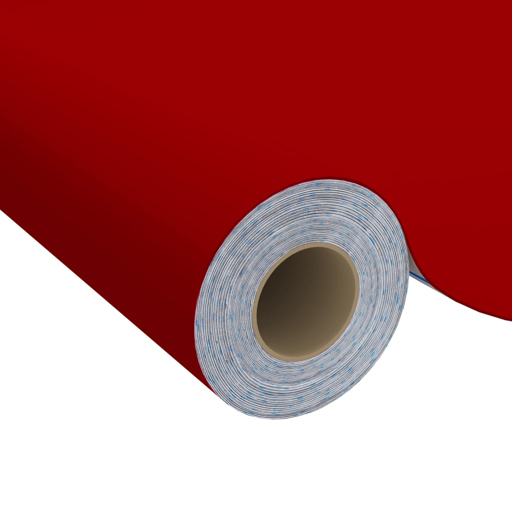 Selvklæbende møbelfilm rød 500 x 90 cm PVC