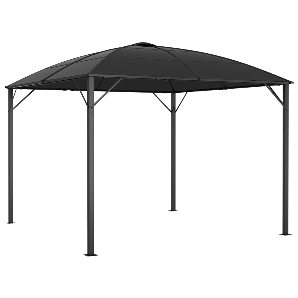 Pavillon med Gardiner 300 x 300 x 265 cm Antracit