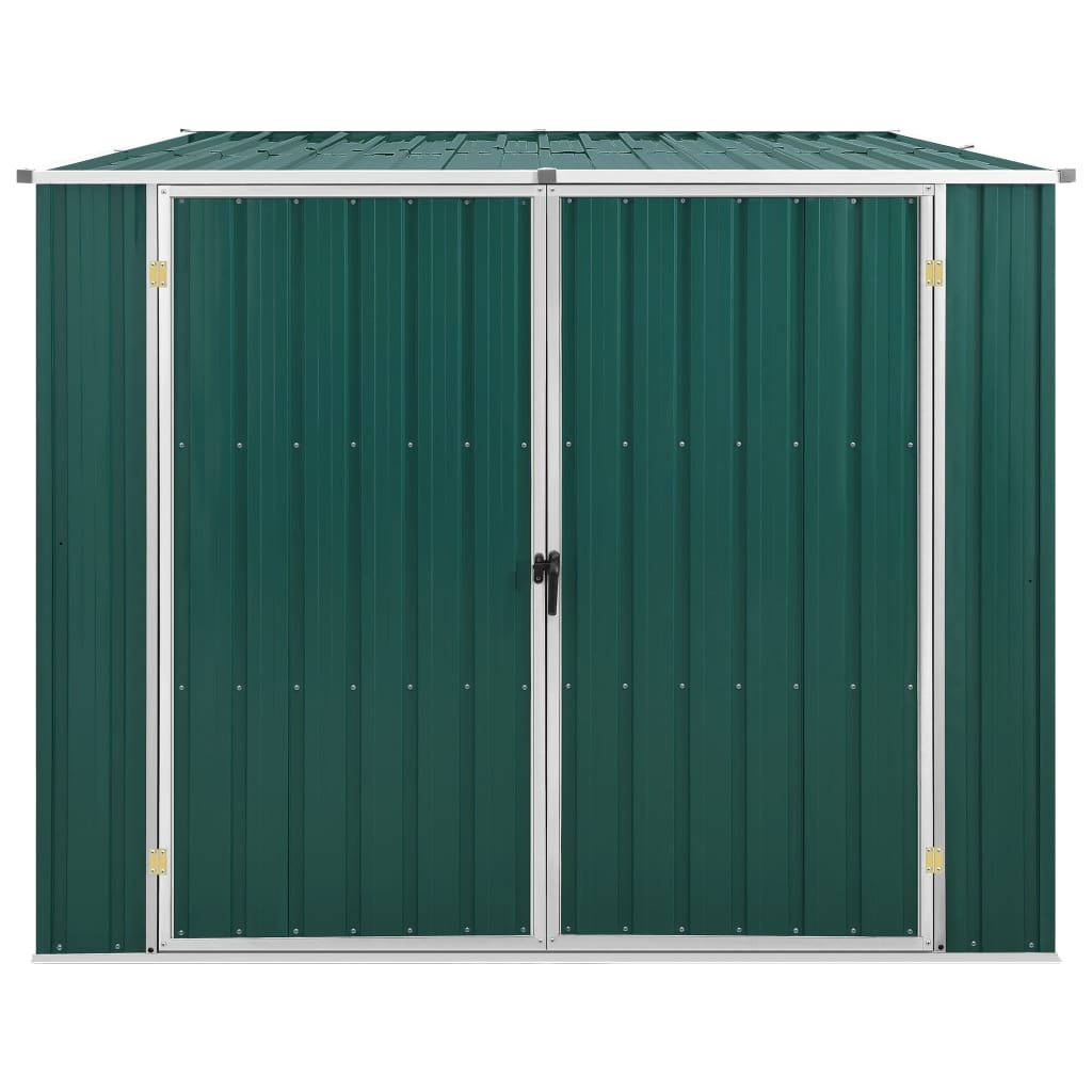 Redskabsskur Grøn 195x198x159 cm Galvaniseret stål