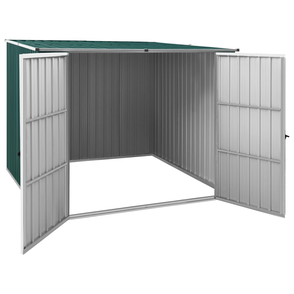Redskabsskur Grøn 195x198x159 cm Galvaniseret stål