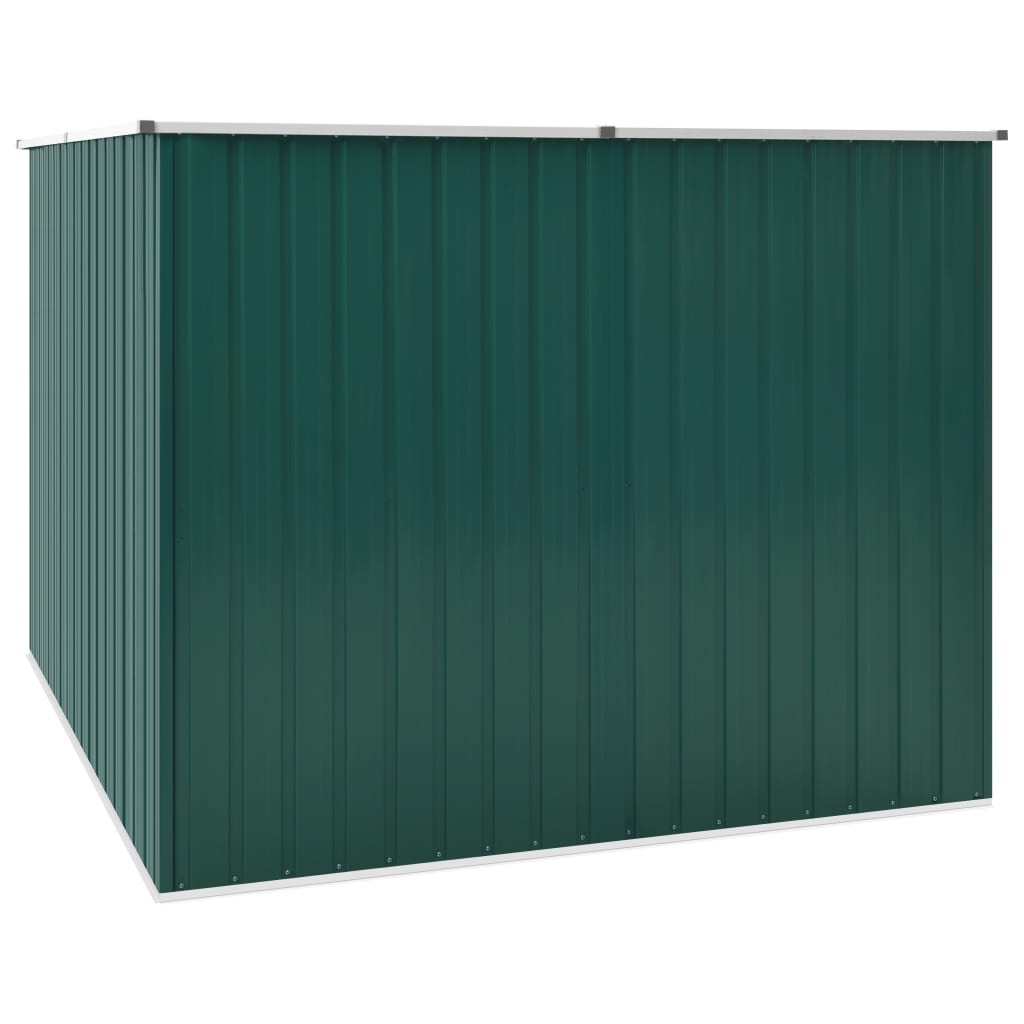 Redskabsskur Grøn 195x198x159 cm Galvaniseret stål
