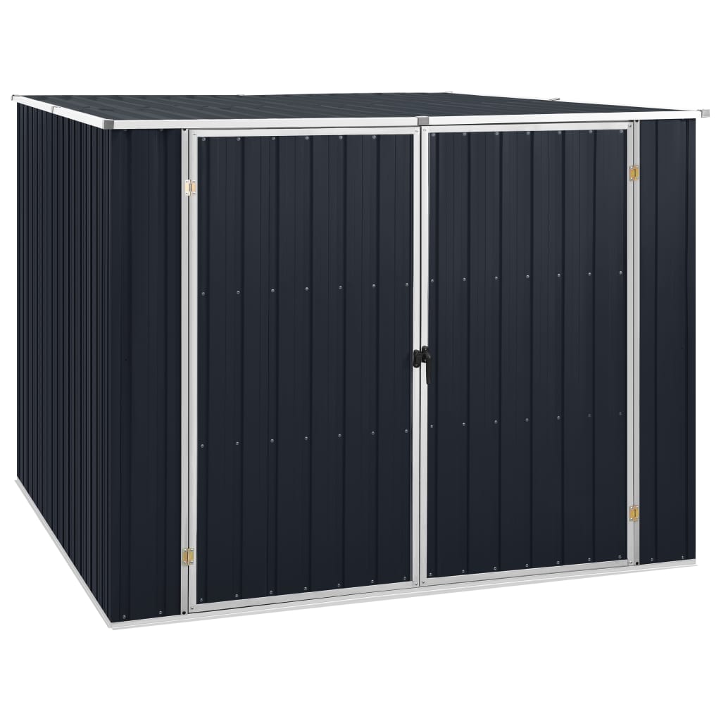 Værktøjsskur antracit 195x198x159 cm Galvaniseret stål