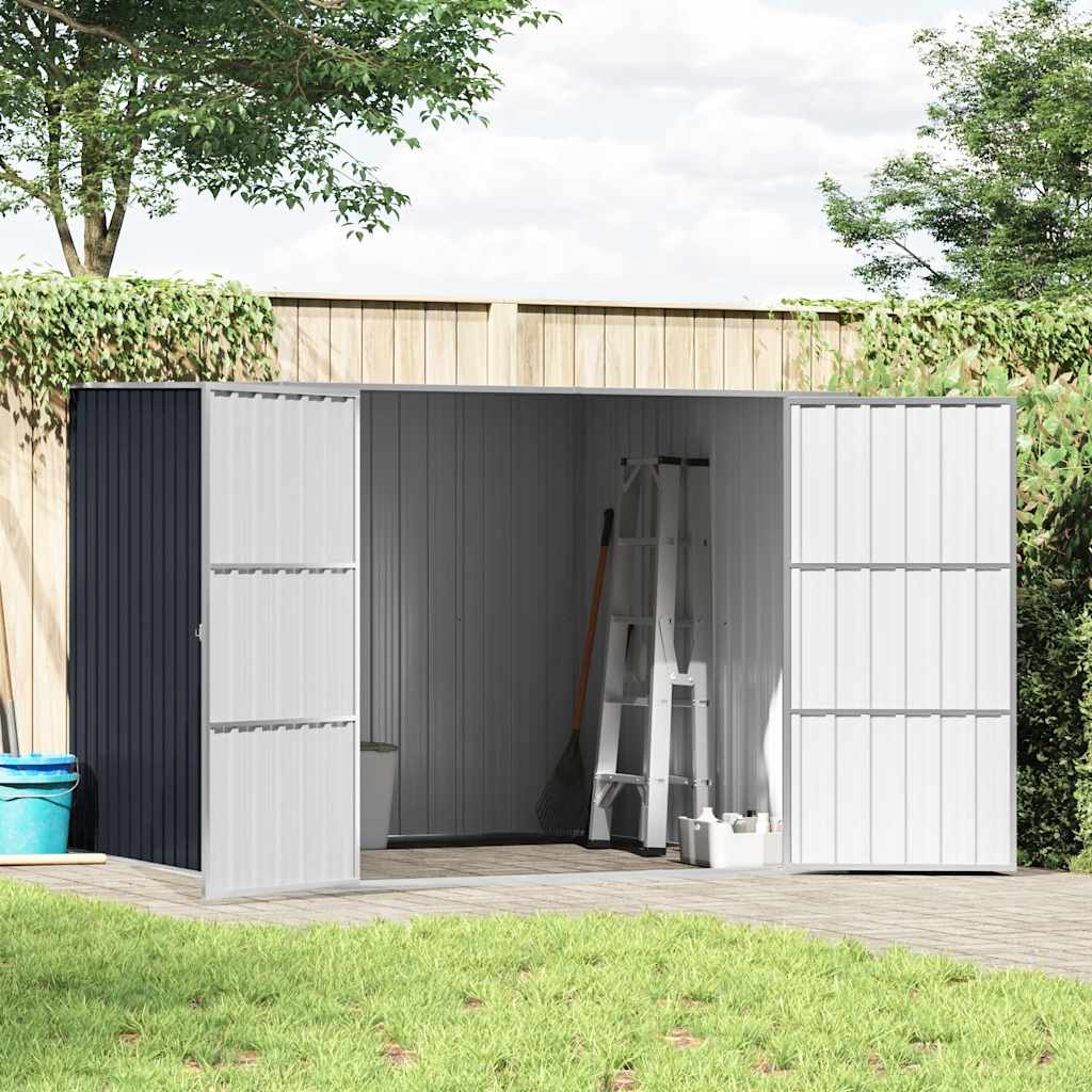 Værktøjsskur antracit 195x198x159 cm Galvaniseret stål
