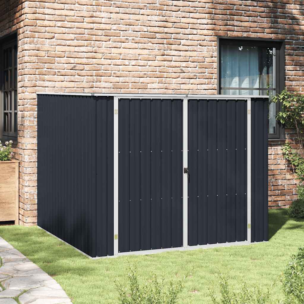 Værktøjsskur antracit 195x198x159 cm Galvaniseret stål