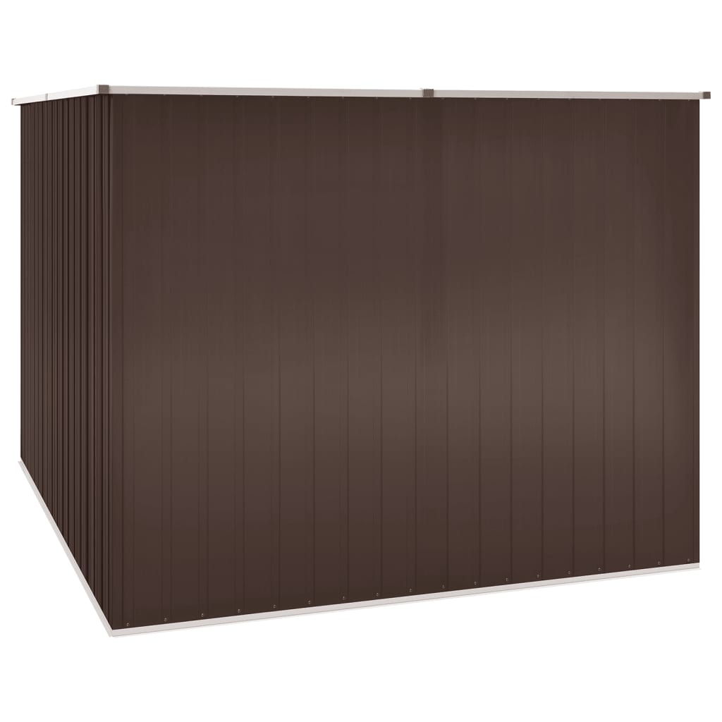 Redskabsskur Brun 195x198x159 cm Galvaniseret stål
