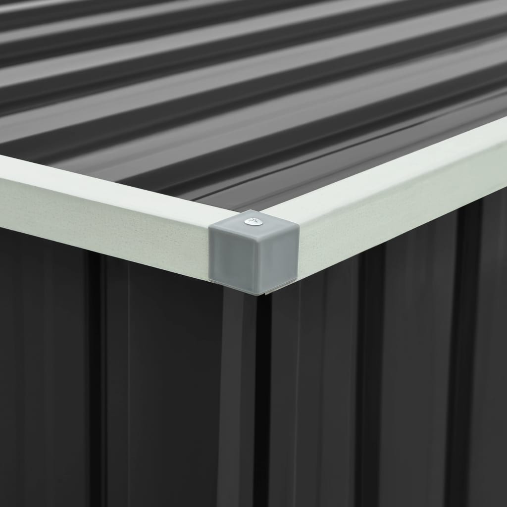 Havekasse antracit 171x99x93 cm