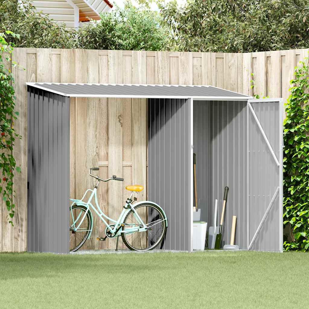 Havebrænde Opbevaring Grå 245x98x159 cm Galvaniseret Stål