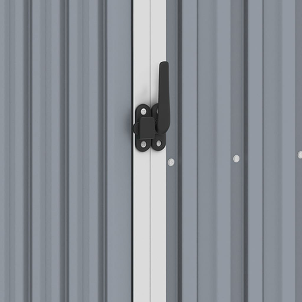 Havebrænde Opbevaring Grå 245x98x159 cm Galvaniseret Stål