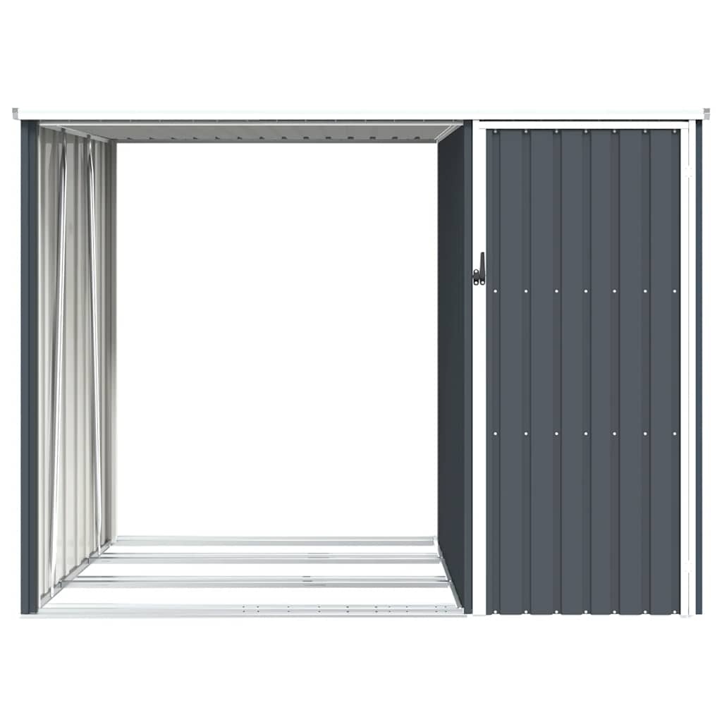 Havebrænde Opbevaring Antracit 245x98x159 cm Galvaniseret Stål