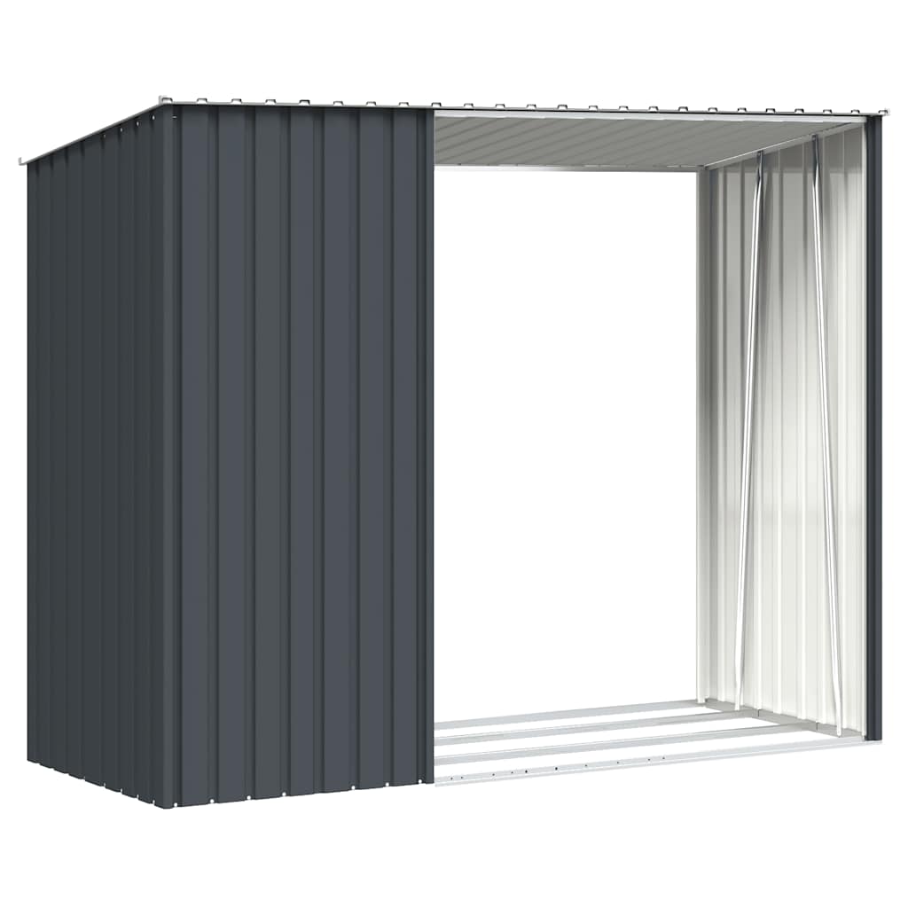 Havebrænde Opbevaring Antracit 245x98x159 cm Galvaniseret Stål