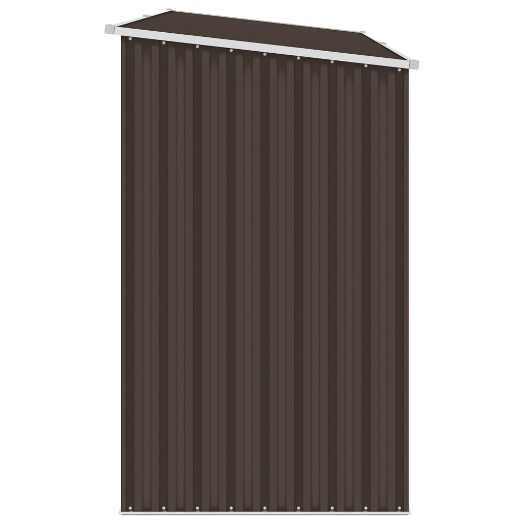 Havebrænde Opbevaring Brun 245x98x159 cm Galvaniseret Stål