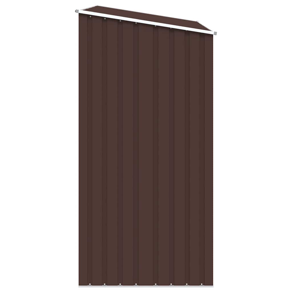 Havebrænde Opbevaring Brun 245x98x159 cm Galvaniseret Stål
