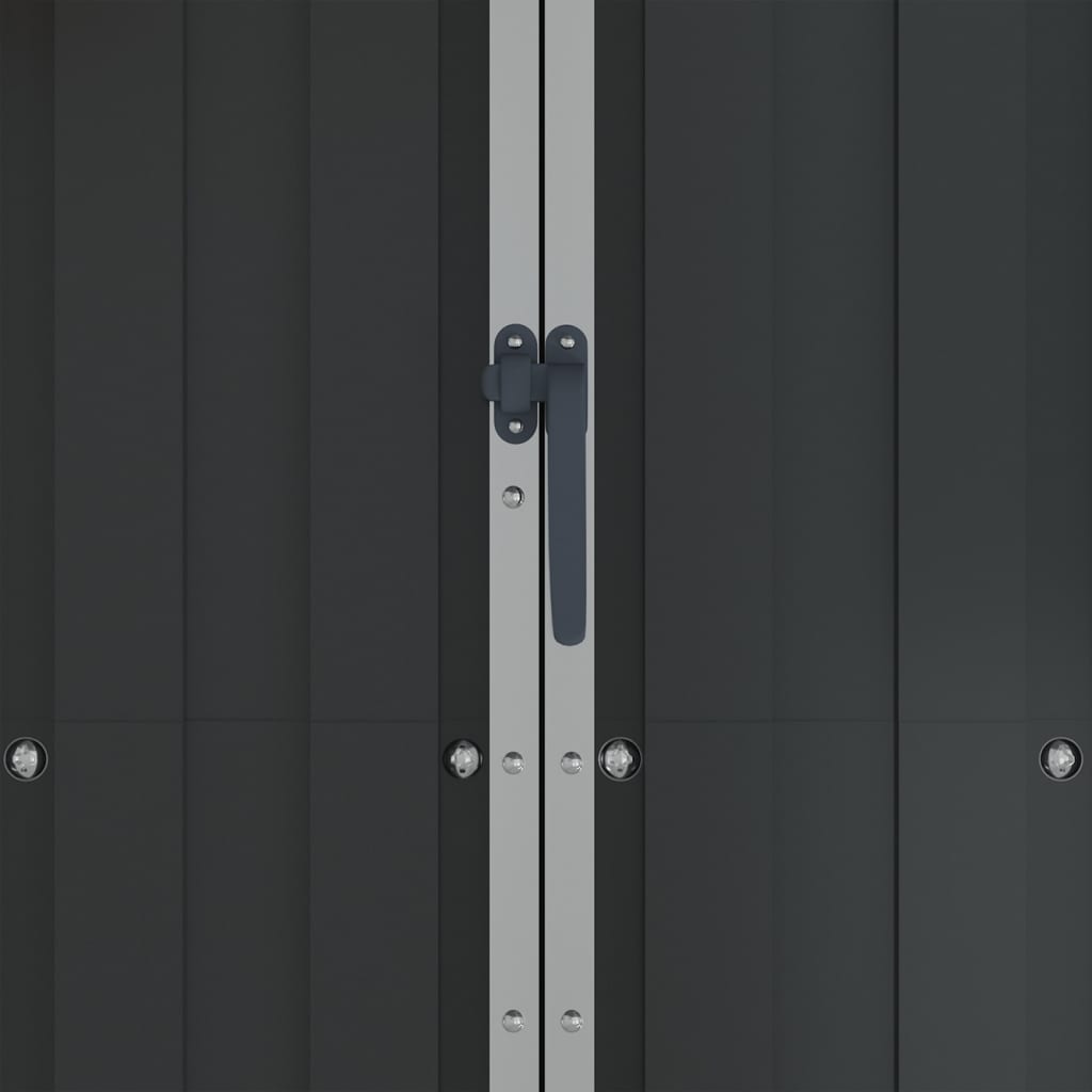 Værktøjsskur antracit 116x45x175 cm Galvaniseret stål