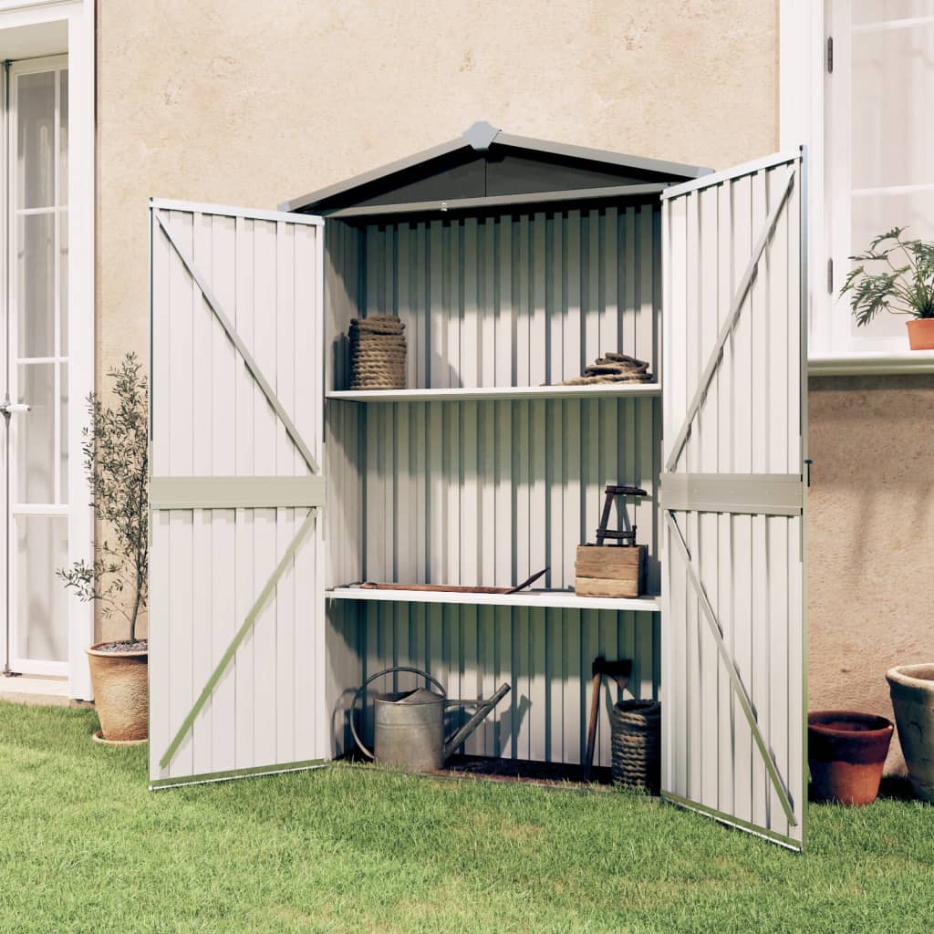 Værktøjsskur antracit 116x45x175 cm Galvaniseret stål
