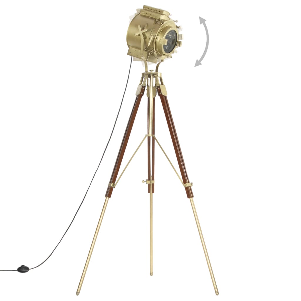 Gulvlampe stativ massivt træ mango 193 cm