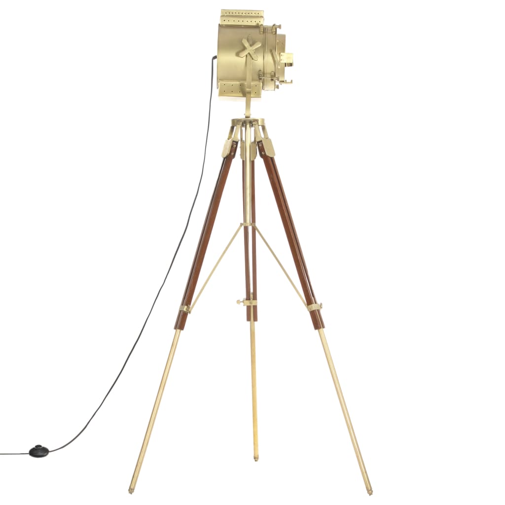 Gulvlampe stativ massivt træ mango 193 cm