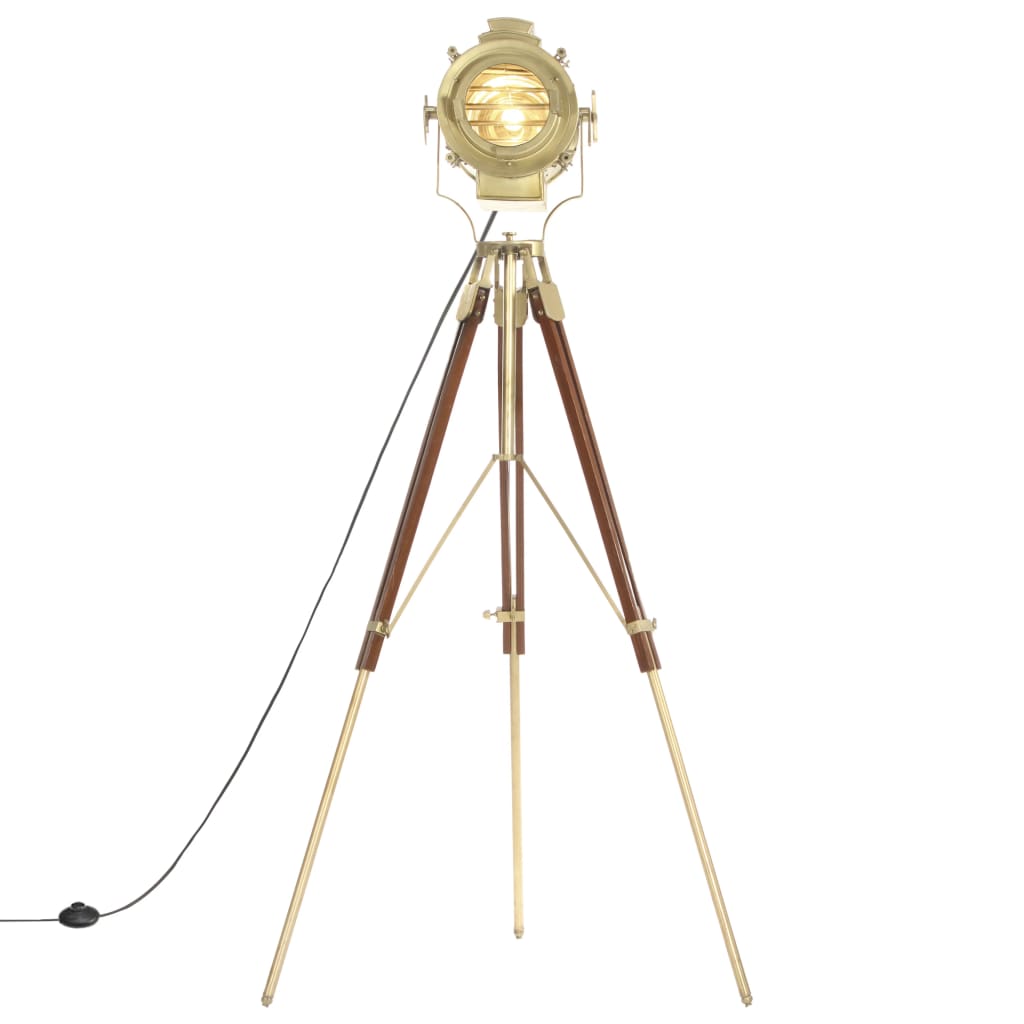 Gulvlampe stativ massivt træ mango 193 cm