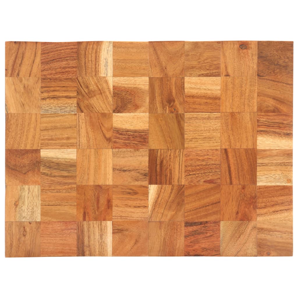 Hackblock 40×30×3,8 cm Akazie Massivholz