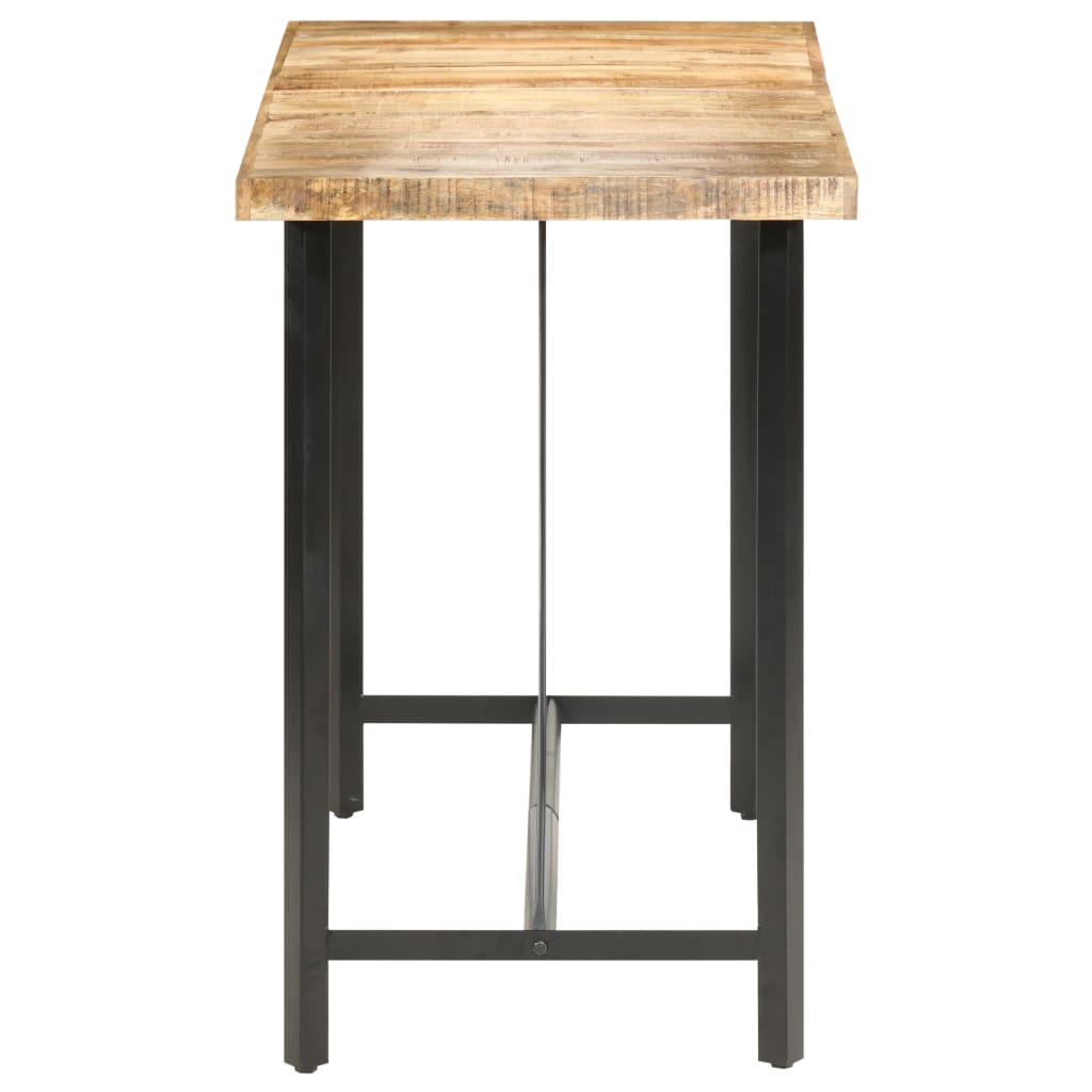 Barbord 150x70x107 cm Groft mangotræ