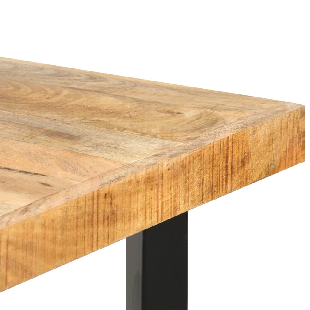 Barbord 180x70x107 cm Groft mangotræ