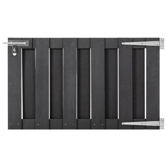 Gartentor WPC 100 x 60 cm Grau