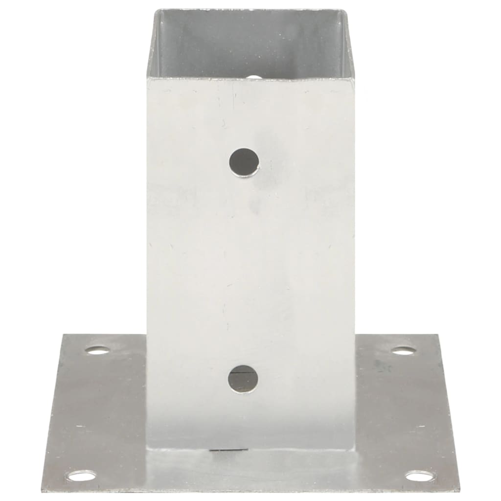 Stolpeanker 4 stk Galvaniseret metal 71 mm