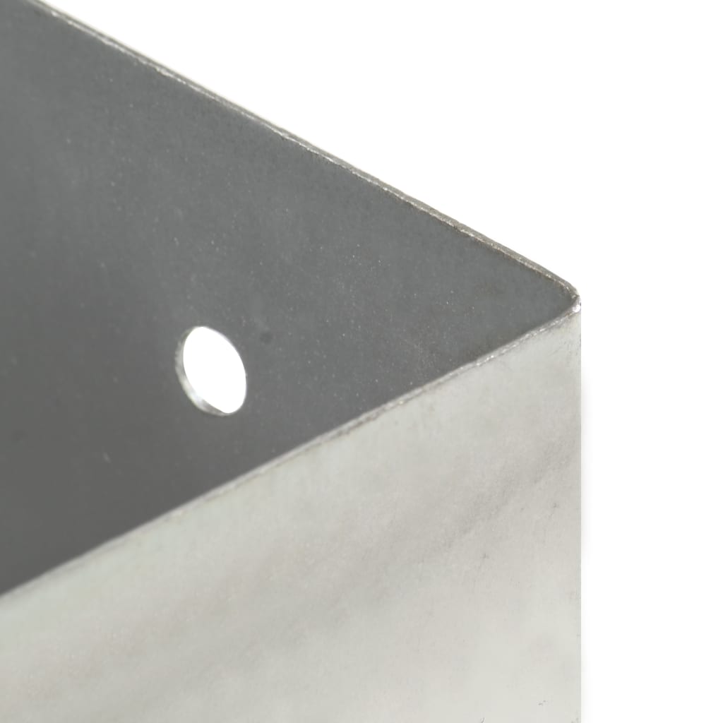 Stolpeanker 4 stk Galvaniseret metal 71 mm