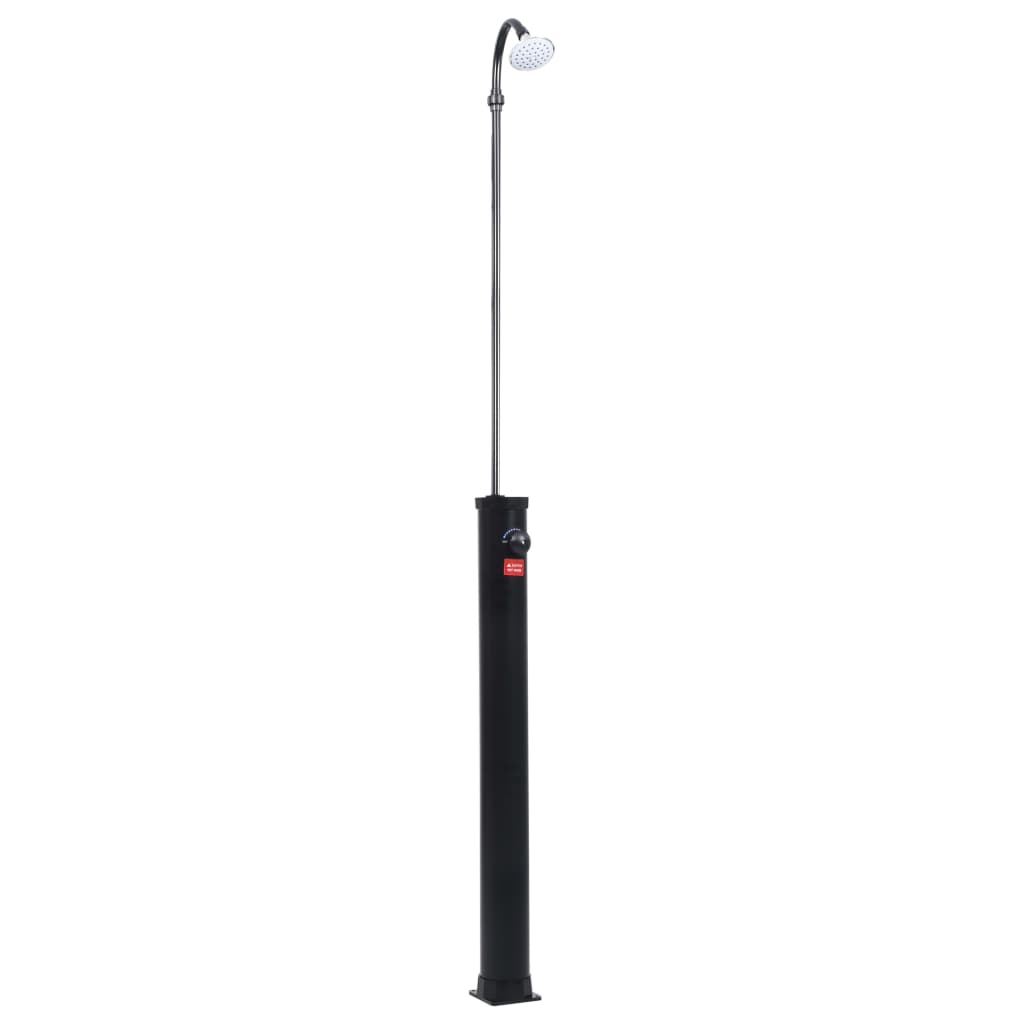 Garden Solar Shower Sort 215 cm 8 L