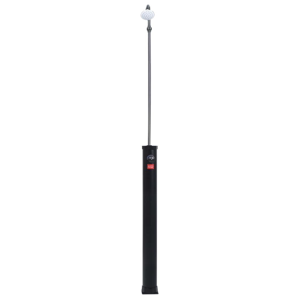 Garden Solar Shower Sort 215 cm 8 L
