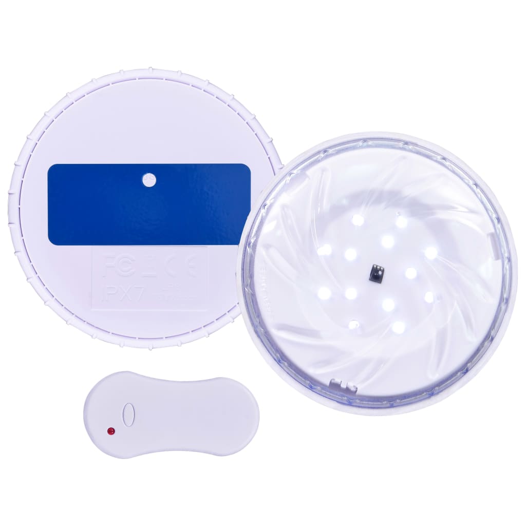 Undervands LED poollampe med fjernbetjening Hvid