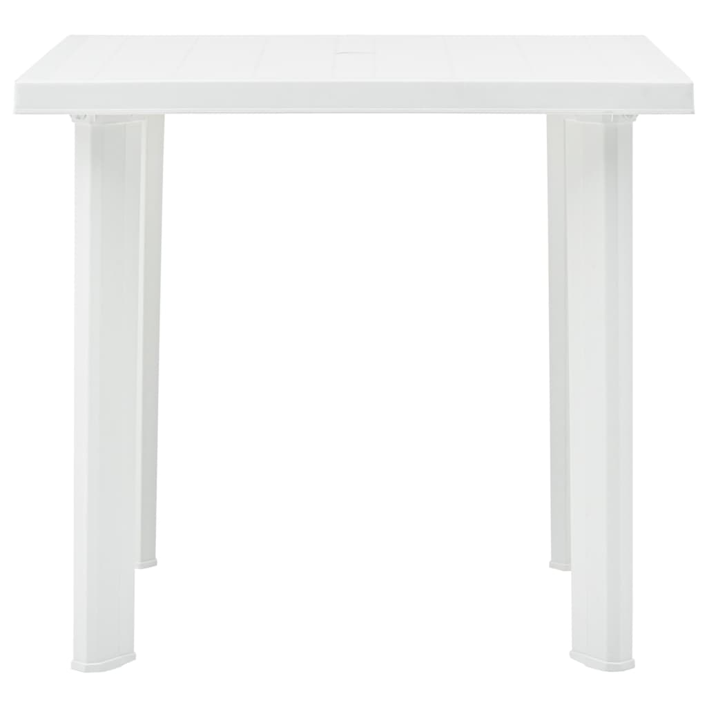 Havebord Hvid 80x75x72 cm Plast