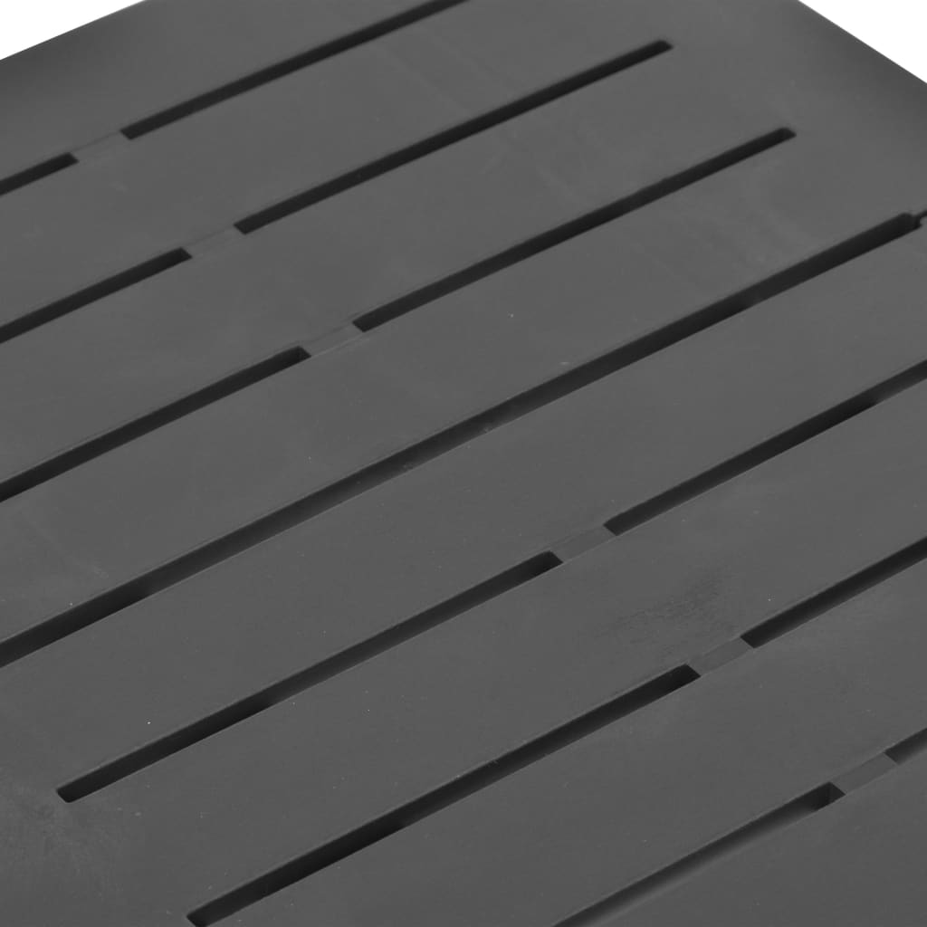 Havebord Sammenklappeligt antracit 45x43x50 cm Plast