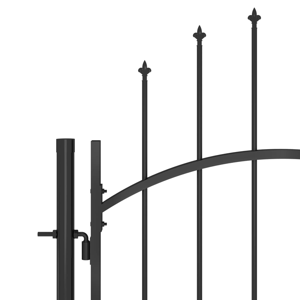 Havelåge Stål 1x2,5 m Sort