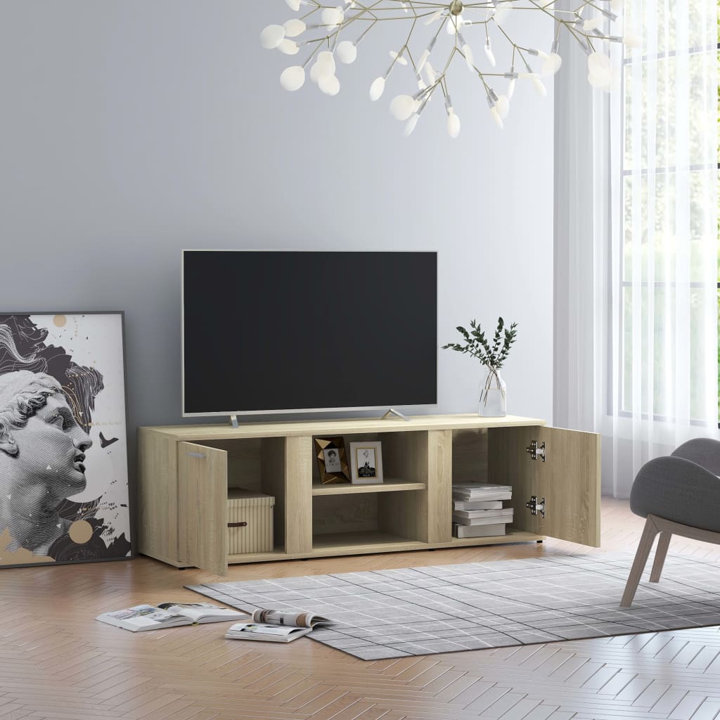Tv-møbel Sonoma eg 120x34x37 cm træmateriale