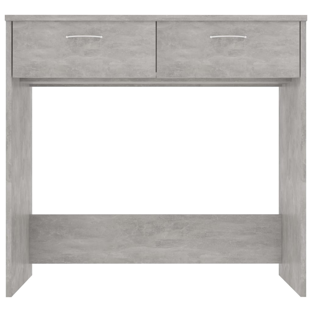Skrivebord Beton Grå 80x40x75 cm Træmateriale