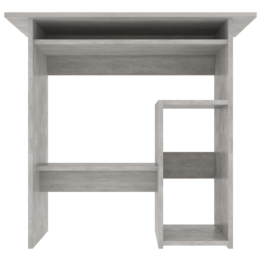 Skrivebord Beton Grå 80x45x74 cm Træmateriale